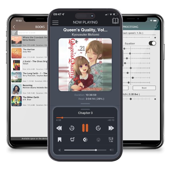 Download fo free audiobook Queen's Quality, Vol. 21 Volume 21 - Queen's Quality by Kyousuke Motomi and listen anywhere on your iOS devices in the ListenBook app.