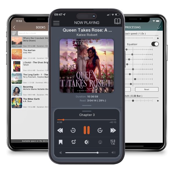Download fo free audiobook Queen Takes Rose: A Dark Fairy Tale Romance by Katee Robert and listen anywhere on your iOS devices in the ListenBook app.