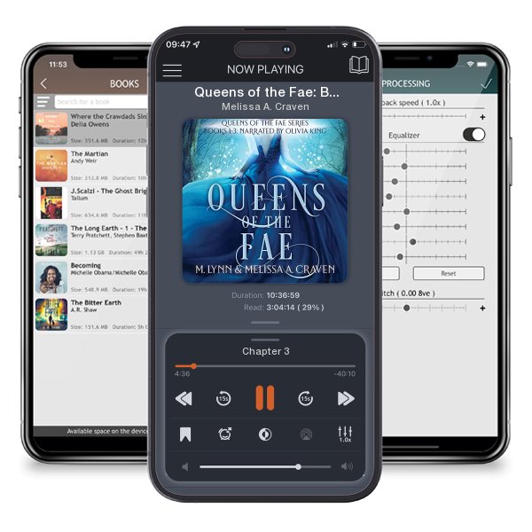 Download fo free audiobook Queens of the Fae: Books 1-3 by Melissa A. Craven and listen anywhere on your iOS devices in the ListenBook app.