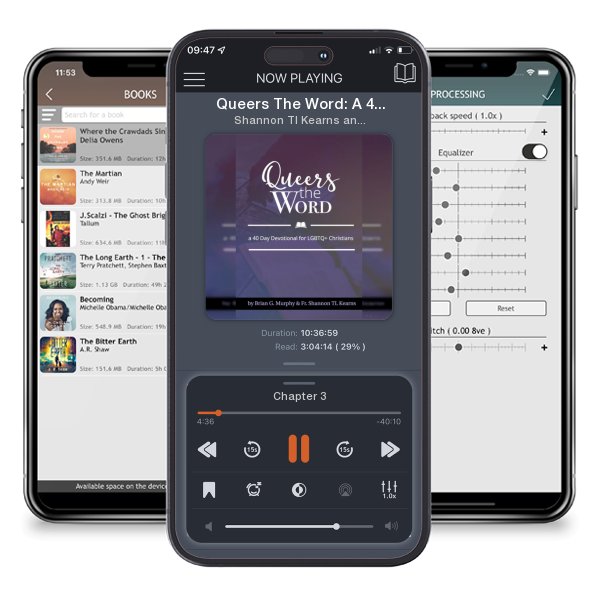 Download fo free audiobook Queers The Word: A 40 Day Devotional for LGBTQ+ Christians by Shannon Tl Kearns and Brian G. Murphy and listen anywhere on your iOS devices in the ListenBook app.