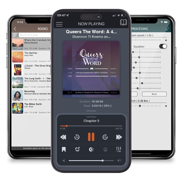 Download fo free audiobook Queers The Word: A 40 Day Devotional for LGBTQ+ Christians by Shannon Tl Kearns and Brian G. Murphy and listen anywhere on your iOS devices in the ListenBook app.