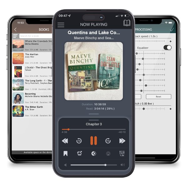 Download fo free audiobook Quentins and Lake Country by Maeve Binchy and Sean Doolittle and listen anywhere on your iOS devices in the ListenBook app.