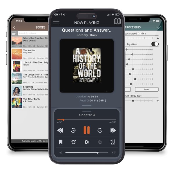 Download fo free audiobook Questions and Answers about: Ancient History by Jeremy Black and listen anywhere on your iOS devices in the ListenBook app.