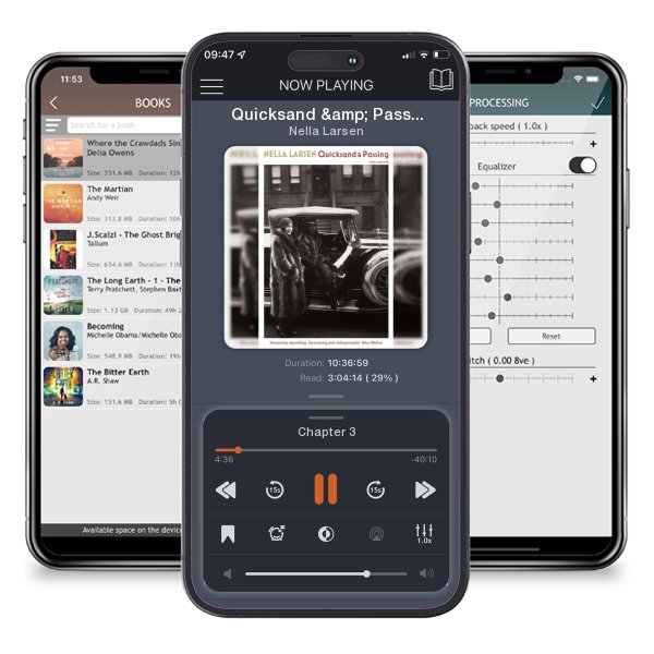 Download fo free audiobook Quicksand & Passing by Nella Larsen and listen anywhere on your iOS devices in the ListenBook app.