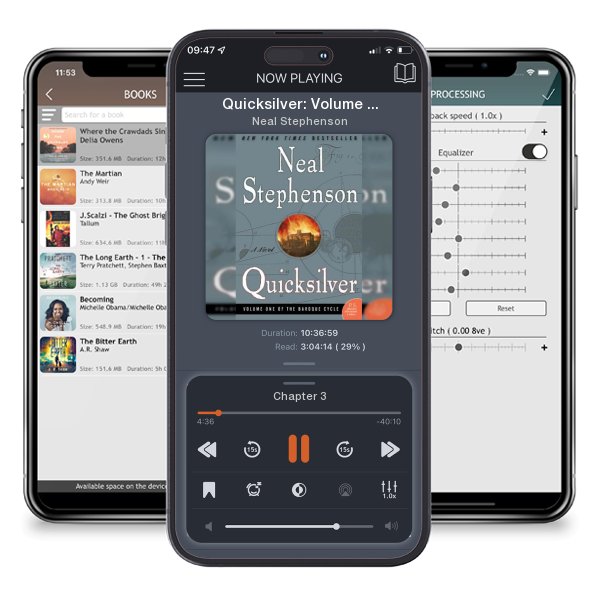 Download fo free audiobook Quicksilver: Volume One of the Baroque Cycle by Neal Stephenson and listen anywhere on your iOS devices in the ListenBook app.