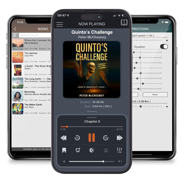 Download fo free audiobook Quinto\'s Challenge by Peter McChesney and listen anywhere on your iOS devices in the ListenBook app.