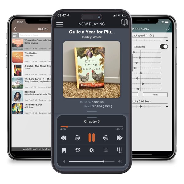 Download fo free audiobook Quite a Year for Plums by Bailey White and listen anywhere on your iOS devices in the ListenBook app.