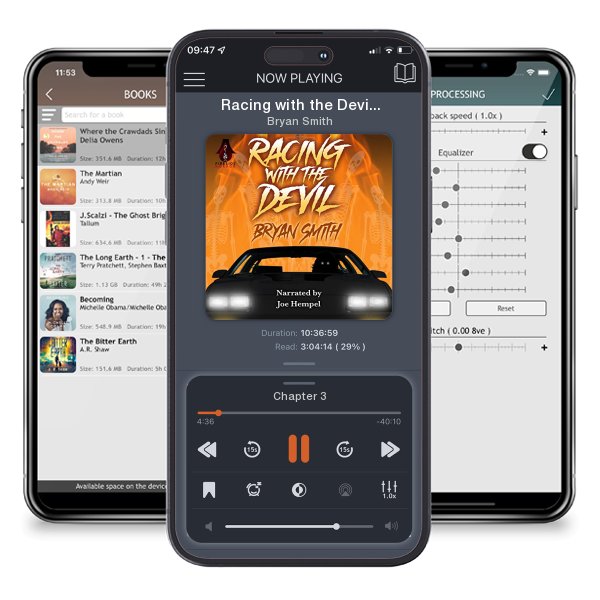 Download fo free audiobook Racing with the Devil by Bryan Smith and listen anywhere on your iOS devices in the ListenBook app.