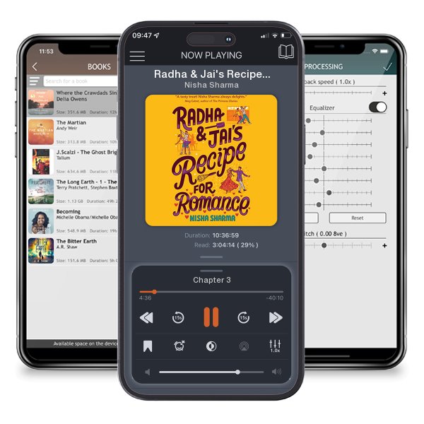 Download fo free audiobook Radha & Jai's Recipe for Romance by Nisha Sharma and listen anywhere on your iOS devices in the ListenBook app.
