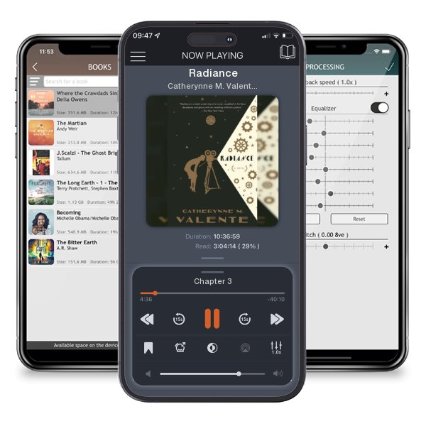 Download fo free audiobook Radiance by Catherynne M. Valente and listen anywhere on your iOS devices in the ListenBook app.