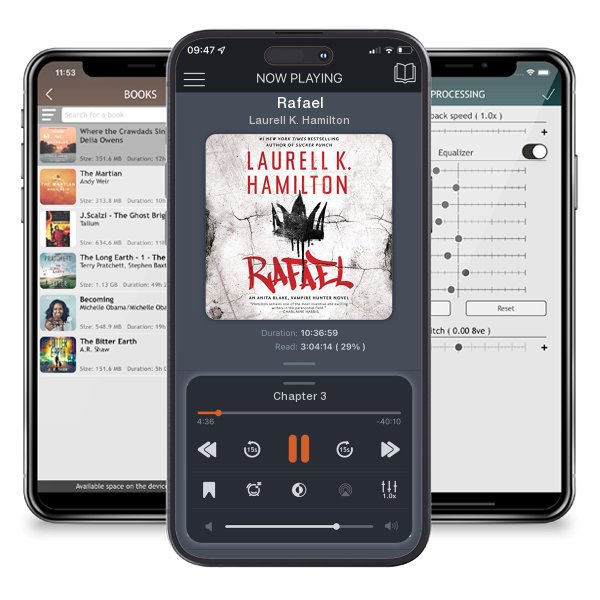 Download fo free audiobook Rafael by Laurell K. Hamilton and listen anywhere on your iOS devices in the ListenBook app.
