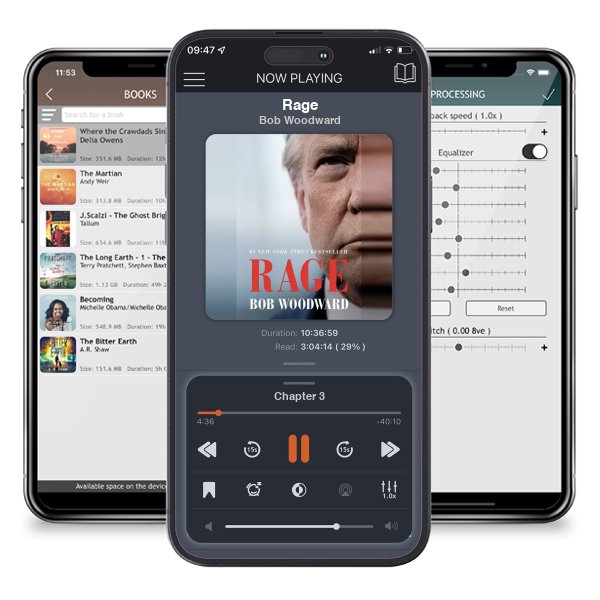 Download fo free audiobook Rage by Bob Woodward and listen anywhere on your iOS devices in the ListenBook app.