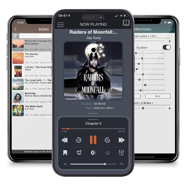 Download fo free audiobook Raiders of Moonfall: An Adult Choose Your Path Adventure by Jay Aury and listen anywhere on your iOS devices in the ListenBook app.