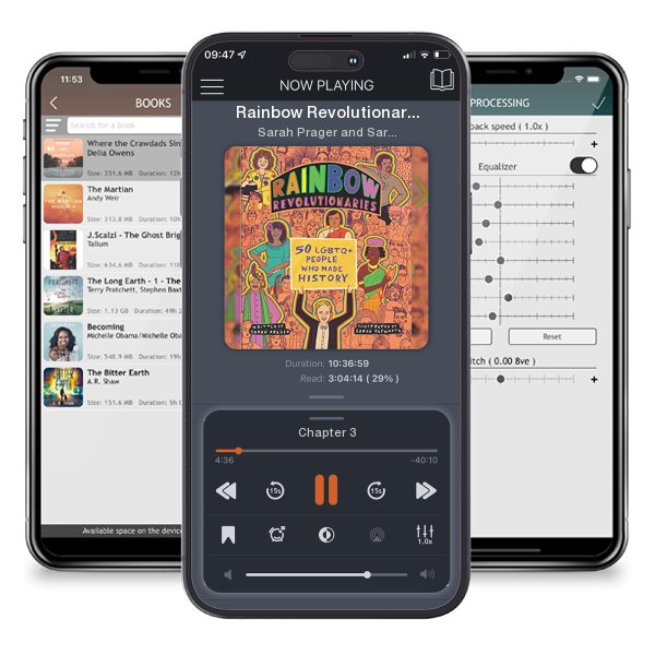 Download fo free audiobook Rainbow Revolutionaries: Fifty LGBTQ+ People Who Made History by Sarah Prager and Sarah Papworth and listen anywhere on your iOS devices in the ListenBook app.