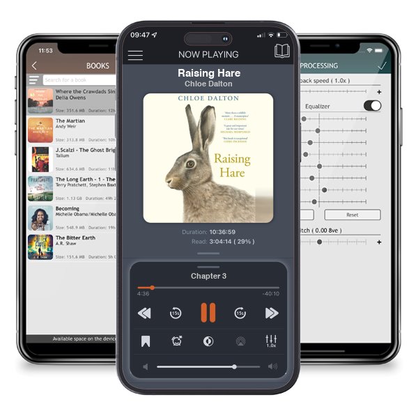 Download fo free audiobook Raising Hare by Chloe Dalton and listen anywhere on your iOS devices in the ListenBook app.