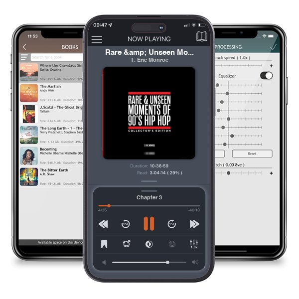 Download fo free audiobook Rare & Unseen Moments of 90's Hip Hop Collector's Edition by T. Eric Monroe and listen anywhere on your iOS devices in the ListenBook app.