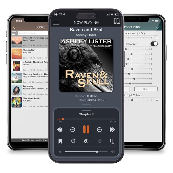 Download fo free audiobook Raven and Skull by Ashley Lister and listen anywhere on your iOS devices in the ListenBook app.