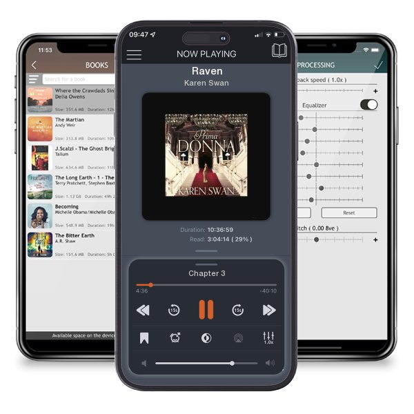 Download fo free audiobook Raven by Karen Swan and listen anywhere on your iOS devices in the ListenBook app.