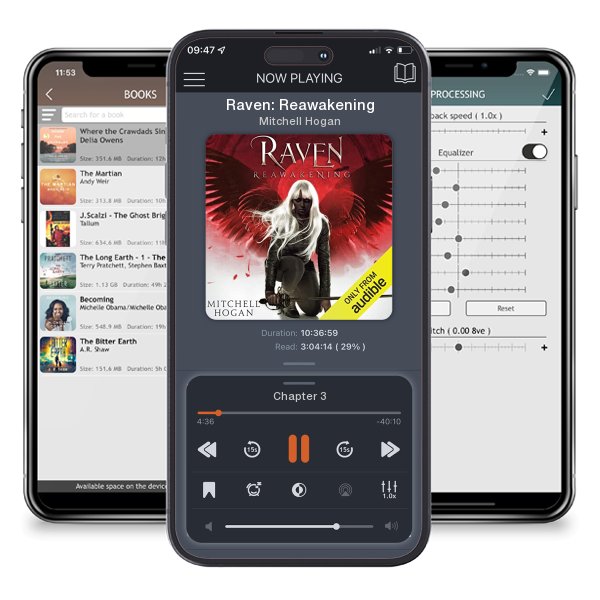 Download fo free audiobook Raven: Reawakening by Mitchell Hogan and listen anywhere on your iOS devices in the ListenBook app.