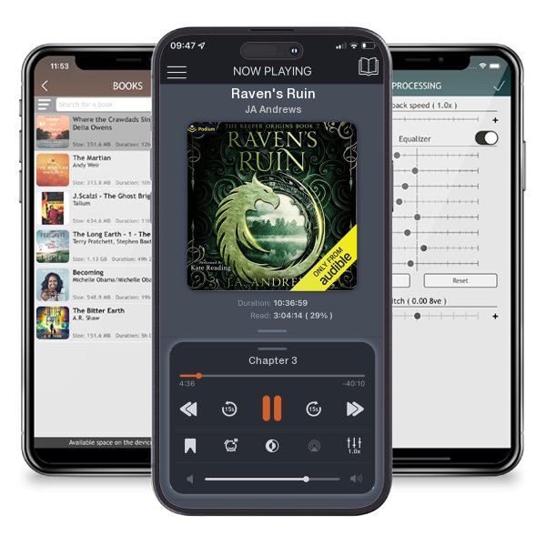 Download fo free audiobook Raven's Ruin by JA Andrews and listen anywhere on your iOS devices in the ListenBook app.