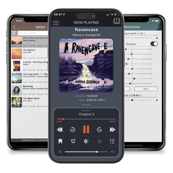 Download fo free audiobook Ravencave by Marcus Sedgwick and listen anywhere on your iOS devices in the ListenBook app.