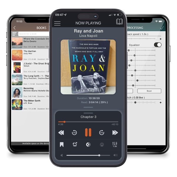 Download fo free audiobook Ray and Joan by Lisa Napoli and listen anywhere on your iOS devices in the ListenBook app.