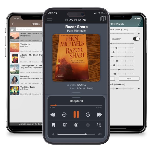 Download fo free audiobook Razor Sharp by Fern Michaels and listen anywhere on your iOS devices in the ListenBook app.