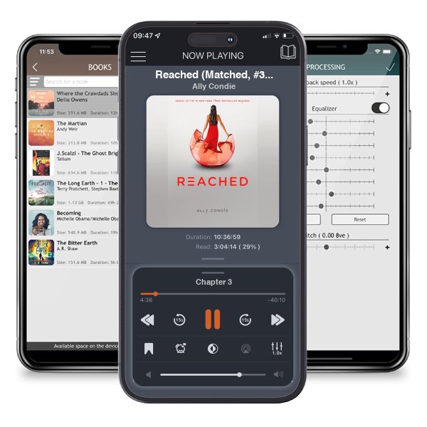 Download fo free audiobook Reached (Matched, #3) by Ally Condie and listen anywhere on your iOS devices in the ListenBook app.