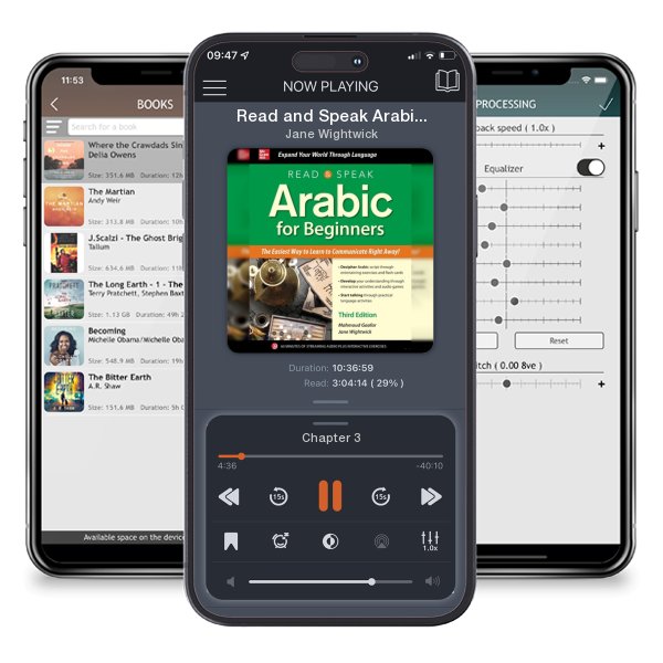 Download fo free audiobook Read and Speak Arabic for Beginners, Third Edition by Jane Wightwick and listen anywhere on your iOS devices in the ListenBook app.