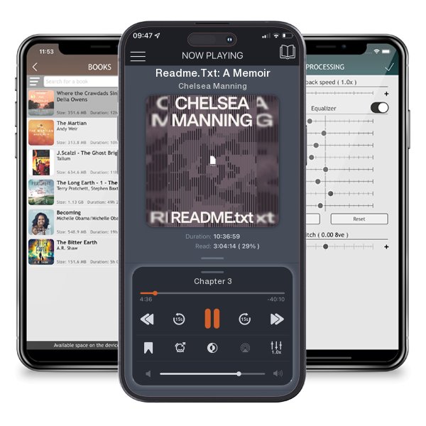 Download fo free audiobook Readme.Txt: A Memoir by Chelsea Manning and listen anywhere on your iOS devices in the ListenBook app.