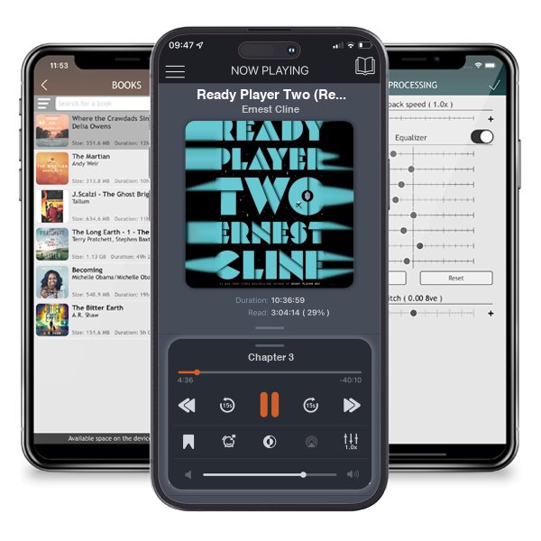 Download fo free audiobook Ready Player Two (Ready Player One, #2) by Ernest Cline and listen anywhere on your iOS devices in the ListenBook app.