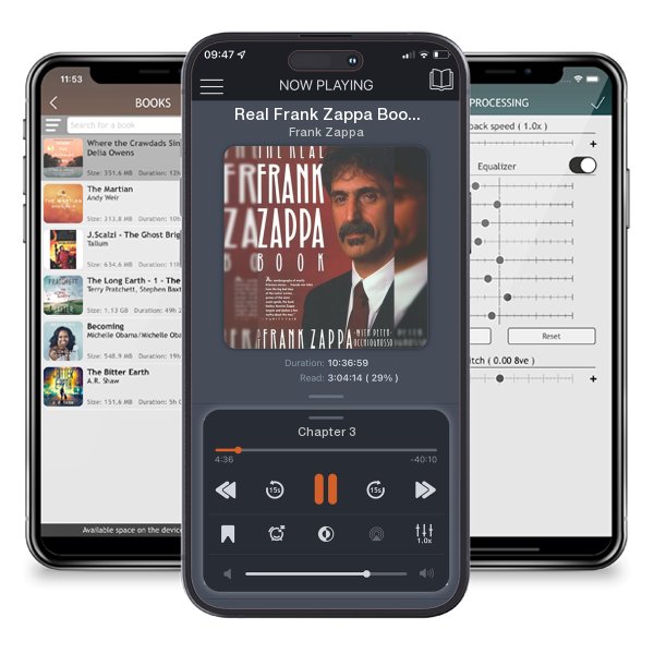 Download fo free audiobook Real Frank Zappa Book by Frank Zappa and listen anywhere on your iOS devices in the ListenBook app.