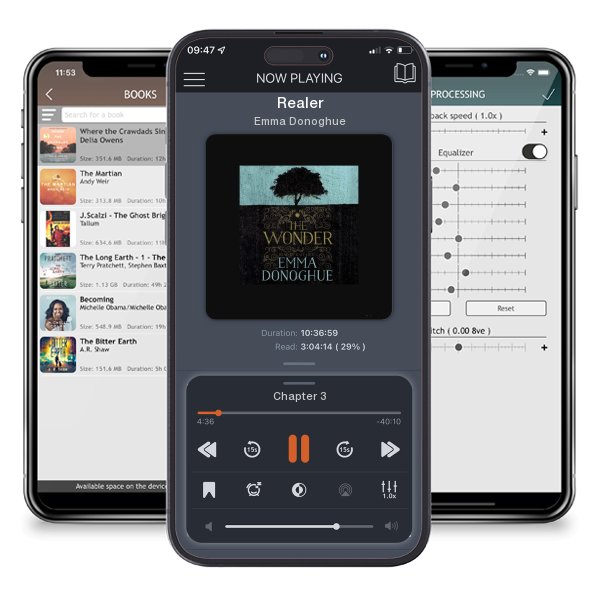Download fo free audiobook Realer by Emma Donoghue and listen anywhere on your iOS devices in the ListenBook app.
