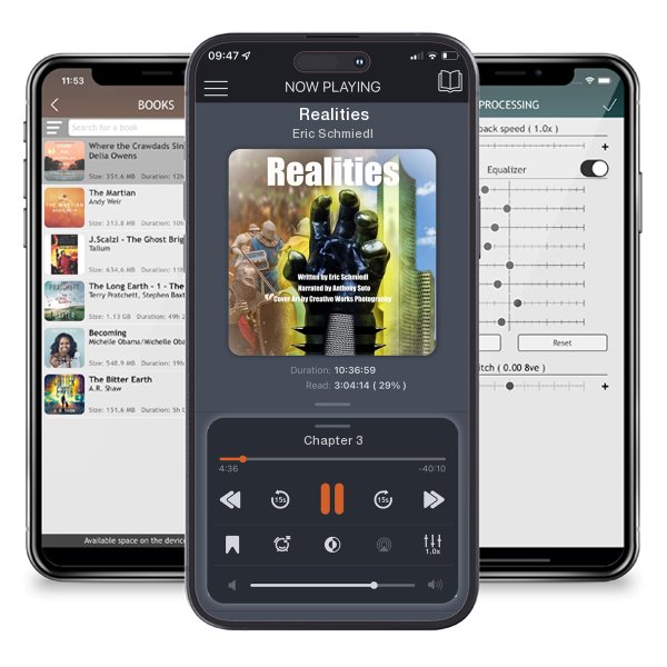 Download fo free audiobook Realities by Eric Schmiedl and listen anywhere on your iOS devices in the ListenBook app.