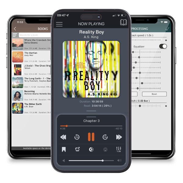 Download fo free audiobook Reality Boy by A.S. King and listen anywhere on your iOS devices in the ListenBook app.
