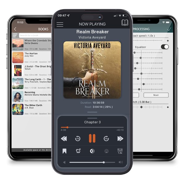 Download fo free audiobook Realm Breaker by Victoria Aveyard and listen anywhere on your iOS devices in the ListenBook app.