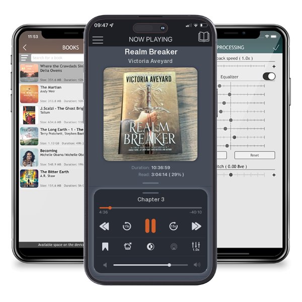 Download fo free audiobook Realm Breaker by Victoria Aveyard and listen anywhere on your iOS devices in the ListenBook app.