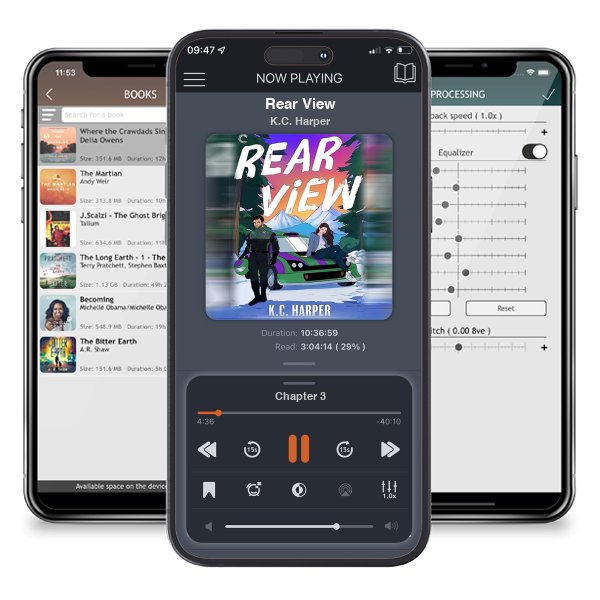 Download fo free audiobook Rear View by K.C. Harper and listen anywhere on your iOS devices in the ListenBook app.