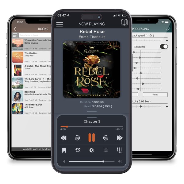 Download fo free audiobook Rebel Rose by Emma Theriault and listen anywhere on your iOS devices in the ListenBook app.