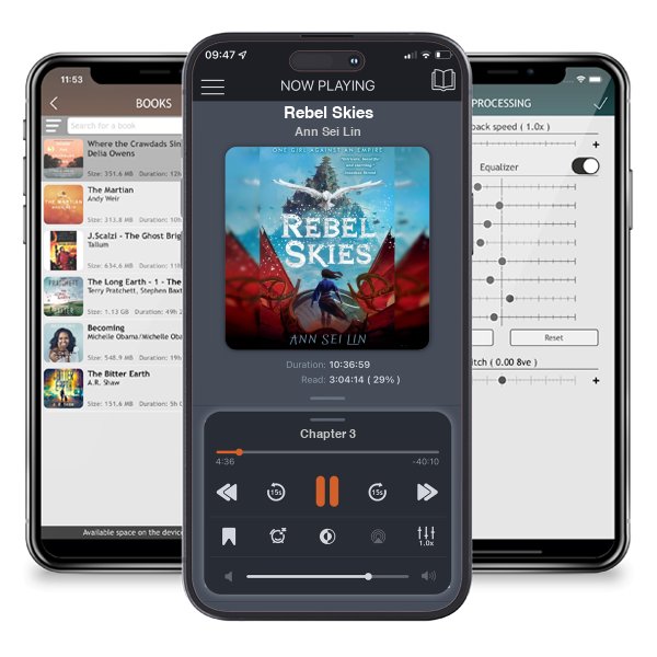 Download fo free audiobook Rebel Skies by Ann Sei Lin and listen anywhere on your iOS devices in the ListenBook app.