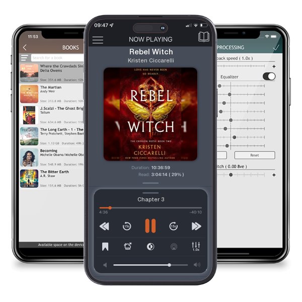 Download fo free audiobook Rebel Witch by Kristen Ciccarelli and listen anywhere on your iOS devices in the ListenBook app.