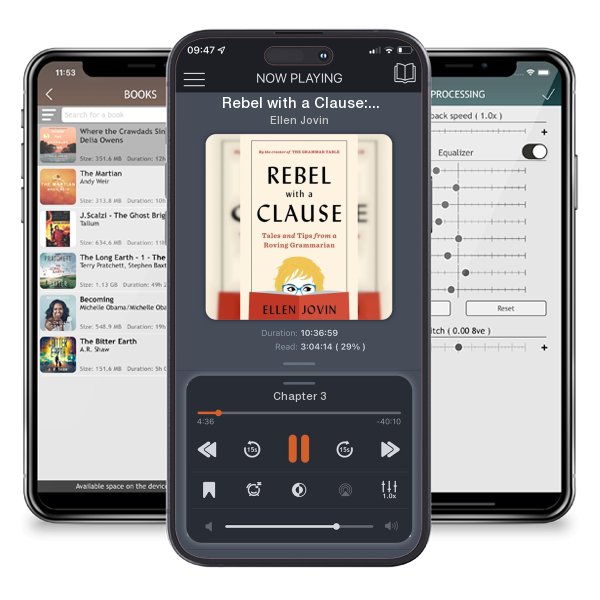 Download fo free audiobook Rebel with a Clause: Tales and Tips from a Roving Grammarian by Ellen Jovin and listen anywhere on your iOS devices in the ListenBook app.