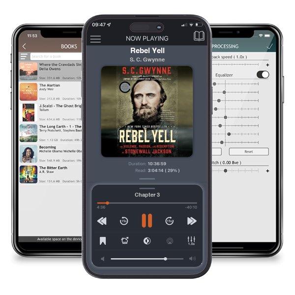 Download fo free audiobook Rebel Yell by S. C. Gwynne and listen anywhere on your iOS devices in the ListenBook app.