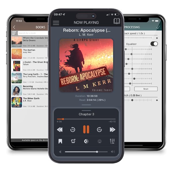 Download fo free audiobook Reborn: Apocalypse (Volume 3) by L. M. Kerr and listen anywhere on your iOS devices in the ListenBook app.