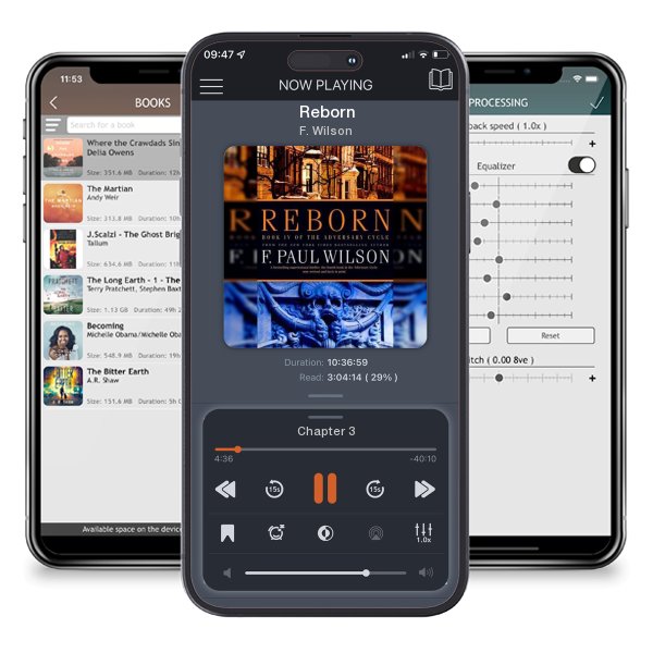 Download fo free audiobook Reborn by F. Wilson and listen anywhere on your iOS devices in the ListenBook app.