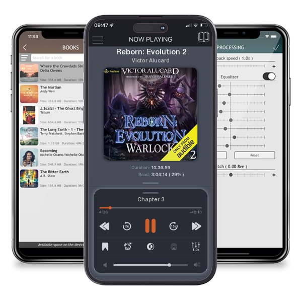 Download fo free audiobook Reborn: Evolution 2 by Victor Alucard and listen anywhere on your iOS devices in the ListenBook app.