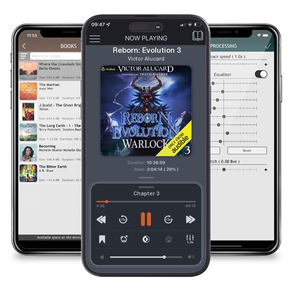 Download fo free audiobook Reborn: Evolution 3 by Victor Alucard and listen anywhere on your iOS devices in the ListenBook app.