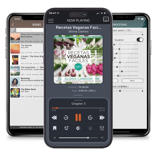 Download fo free audiobook Recetas Veganas Faciles by Gloria Carrion and listen anywhere on your iOS devices in the ListenBook app.