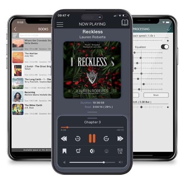 Download fo free audiobook Reckless by Lauren Roberts and listen anywhere on your iOS devices in the ListenBook app.