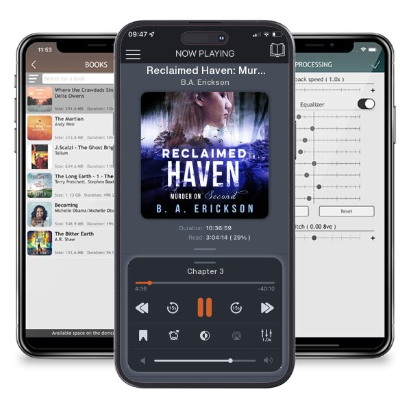 Download fo free audiobook Reclaimed Haven: Murder on Second by B.A. Erickson and listen anywhere on your iOS devices in the ListenBook app.